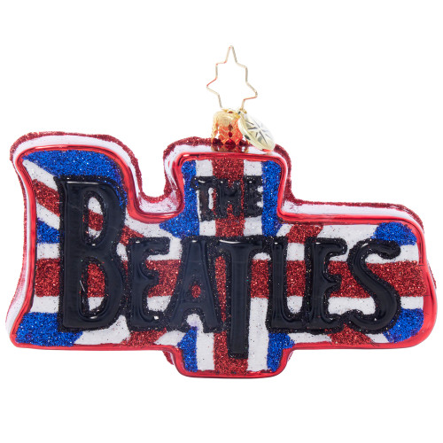 Beatles Union Jack Love by Christopher Radko