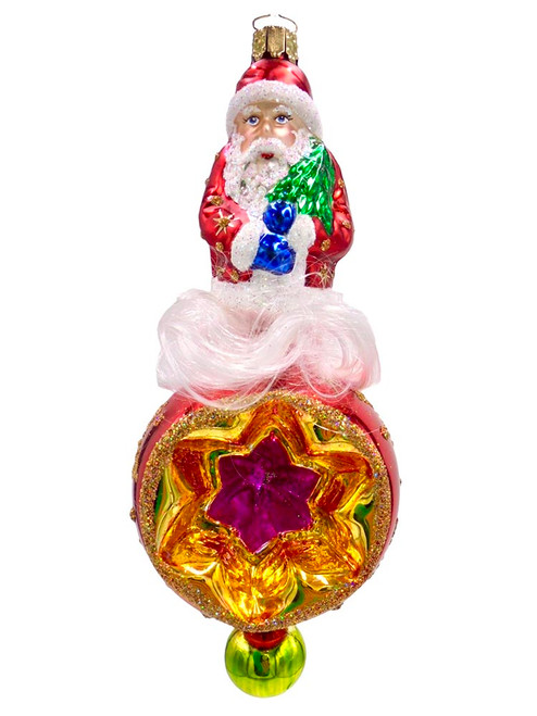 Santa Sparkler Ornament by HeARTfully Yours