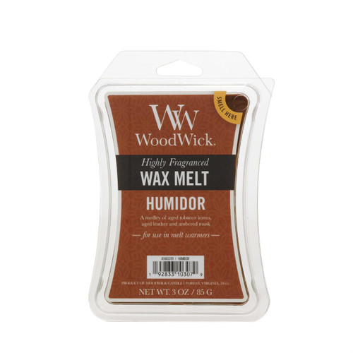 WoodWick Candles Humidor 3 oz. Hourglass Wax Melt