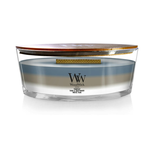 WoodWick Candles Uncharted Waters Trilogy with Hearthwick Flame