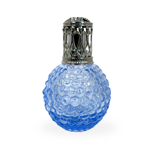 Blue Hobnail Fragrance Lamp by Sophia's