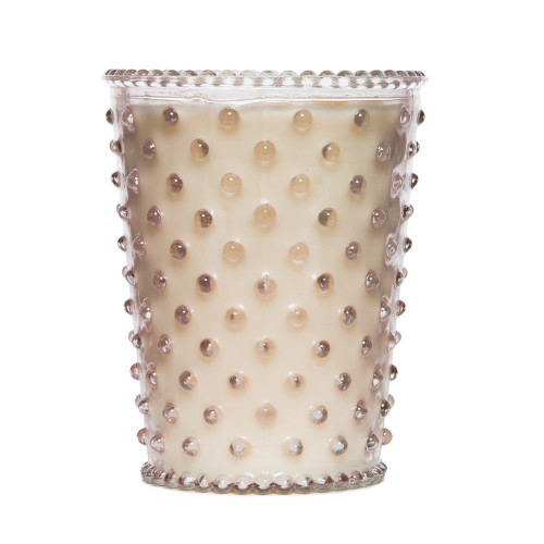 Simpatico Honeysuckle Hobnail Glass Candles by K. Hall Studio