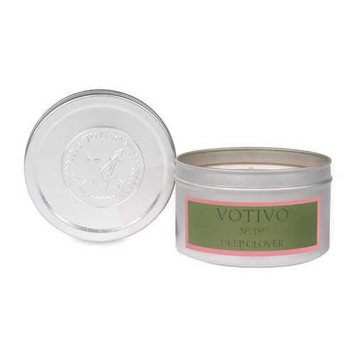 Deep Clover Aromatic Travel Tin Votivo Candle