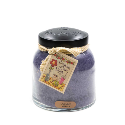 Lavender Vanilla 34 oz. Papa Jar Keepers of the Light Candle by A Cheerful Giver