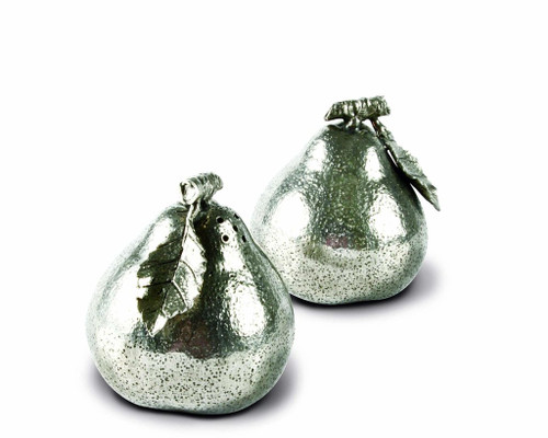 Pear with Leaf Salt & Pepper Set by Vagabond House