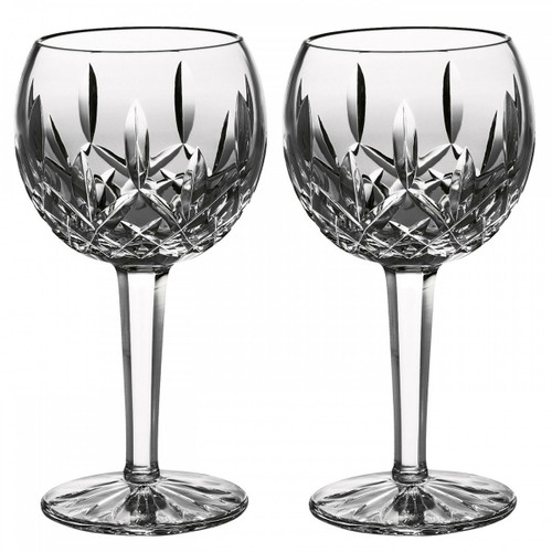 Lismore Balloon Wine Glass Pair by Waterford