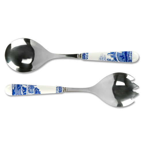 Blue Italian Set of 2 Salad Servers by Spode