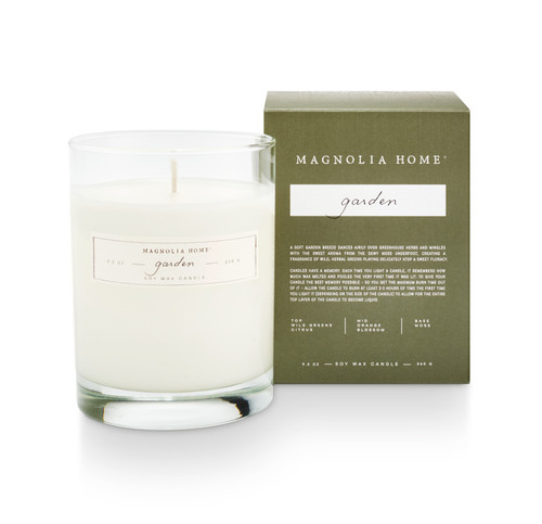 Garden Boxed Glass Candle  - Magnolia Home by Joanna Gaines