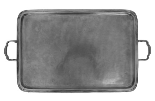 Lago Extra Large Rectangle Tray with Handles by Match Pewter