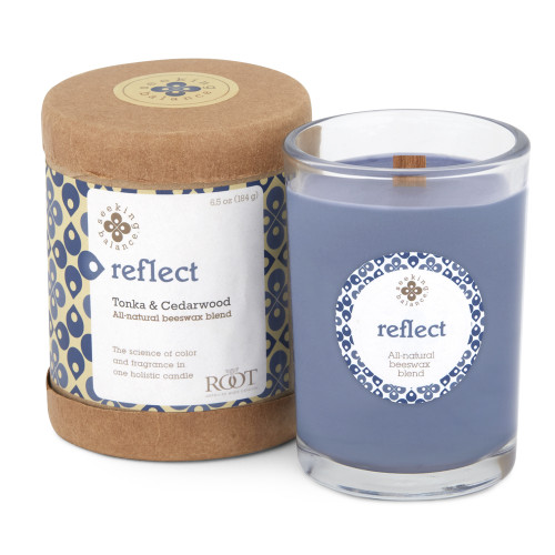 Reflect (Tonka & Cedarwood) 6.5 oz. Seeking Balance Original Spa Candle by Root