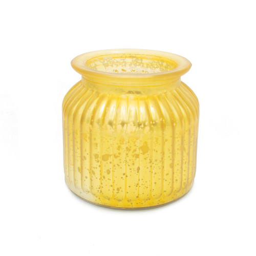 Honey Soaked Apple Gold 14 oz. Gilded Glass Medium Jar Swan Creek Candle