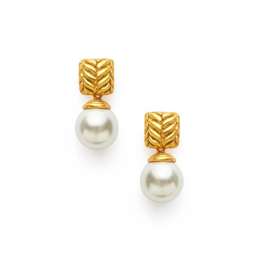 Julie Vos Monterey Earring -Pearl