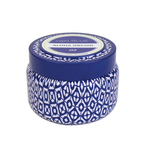 No. 3 Aloha Orchid Printed Travel Tin  by Capri Blue