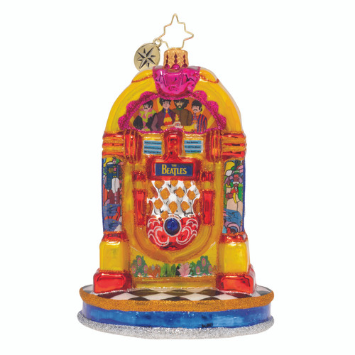 Pepperland Yellow Submarine Juke Box Ornament by Christopher Radko