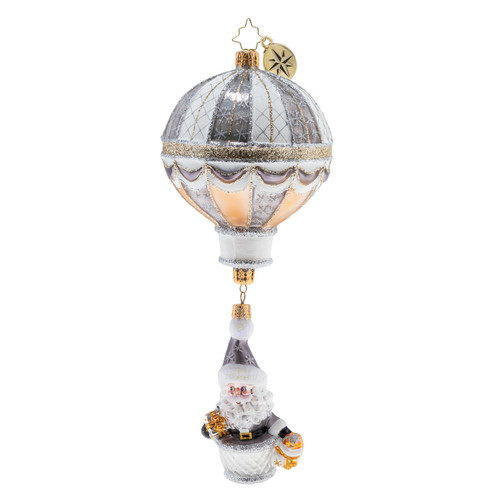 Wintry Air Balloon! Ornament by Christopher Radko