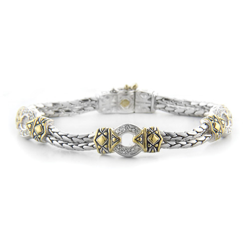 Three Circle Pave Bracelet - John Medeiros