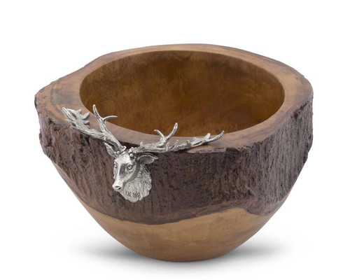 Elk Salad Bowl by Vagabond House