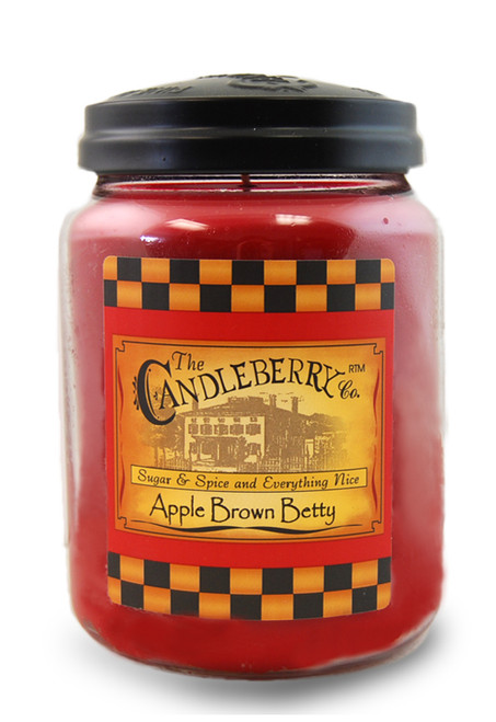 Apple Brown Betty 26 oz. Large Jar Candleberry Candle