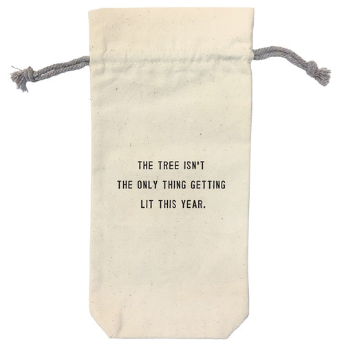 The Tree Isn't The Only Thing (Seasonal) Wine Bag by Sugarboo Designs
