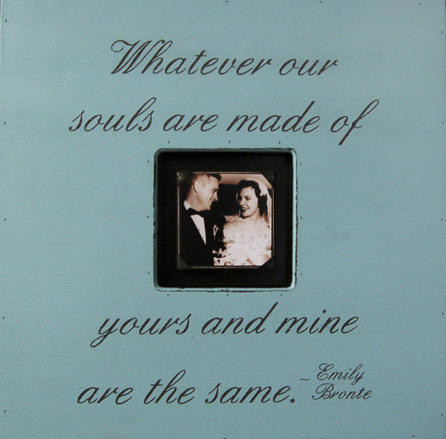 Turquoise Whatever Our Souls Are Photobox by Sugarboo Designs