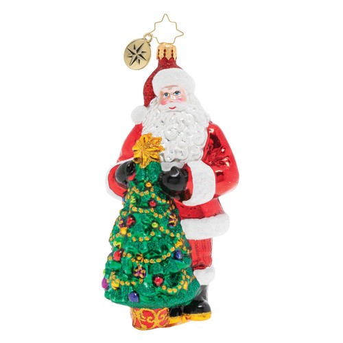 Santa's Balsam Fir Tree Ornament by Christopher Radko