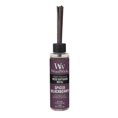 WoodWick Candles Spiced Blackberry 4 oz. Reed Diffuser REFILL