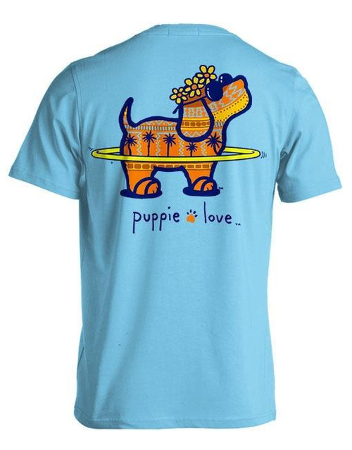 Large Sky Puparoo Short Sleeve Tee by Puppie Love