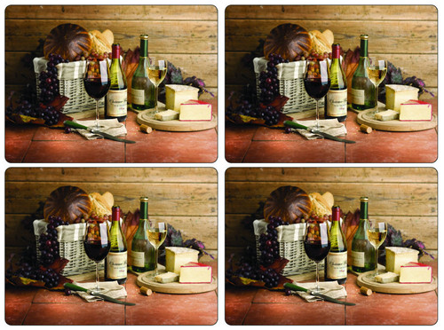 Set of 4 Artisan Wine Placemats by Pimpernel