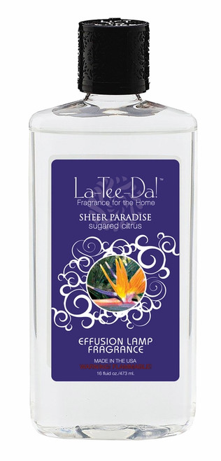 16 oz.  Sheer Paradise Sugared Citrus La Tee Da Fragrance Oil