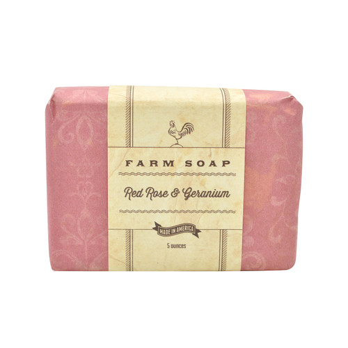 Red Rose & Geranium Farm Soap by Park Hill Collection
