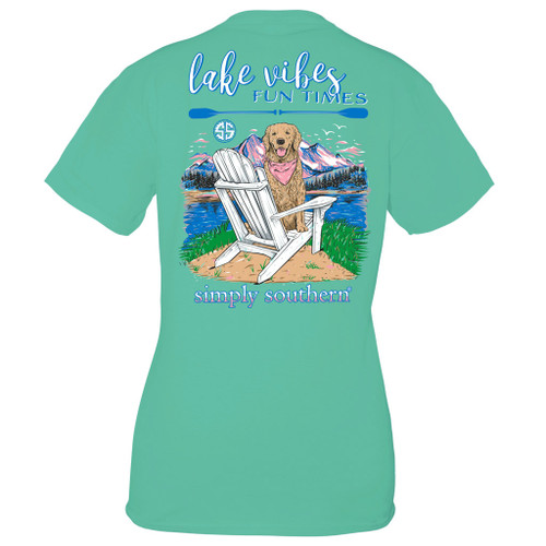 Medium Lake Sea Short Sleeve Tee by Simply Southern