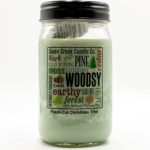Fresh-Cut Christmas Tree 24 oz. Swan Creek Kitchen Pantry Jar Candle