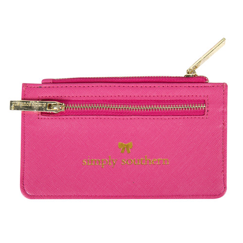 Pink Leather ID Wallet by Simply Southern