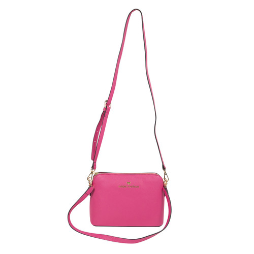 Pink Leather Satchel by Simply Southern