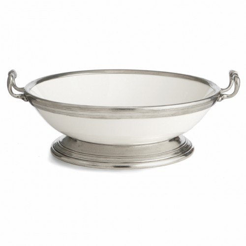 Tuscan Large Footed Bowl with Handles - Arte Italica