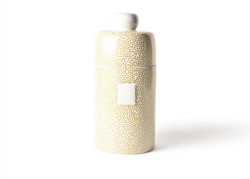 Gold Small Dot Mini Canister by Happy Everything!