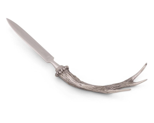 Antler Pewter Handle Letter Opener by Vagabond House