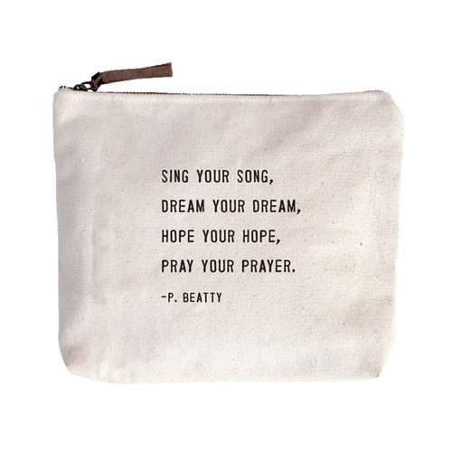 Sing Your Song Canvas Bag by Sugarboo Designs