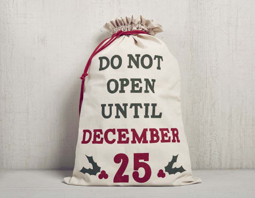 Do Not Open Holiday Collection Gift Bag by Mona B