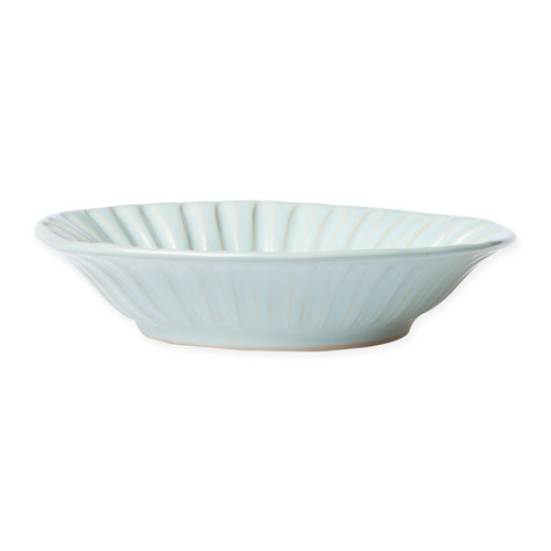 Vietri Incanto Stone Aqua Stripe Pasta Bowl