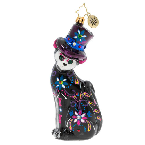 A Spirited Feline Ornament by Christopher Radko