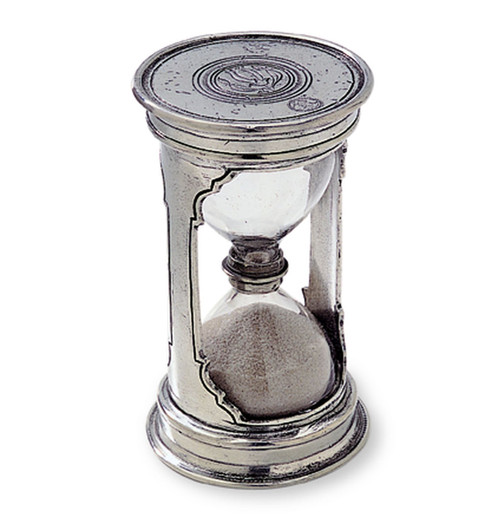 Small Round Hourglass by Match Pewter