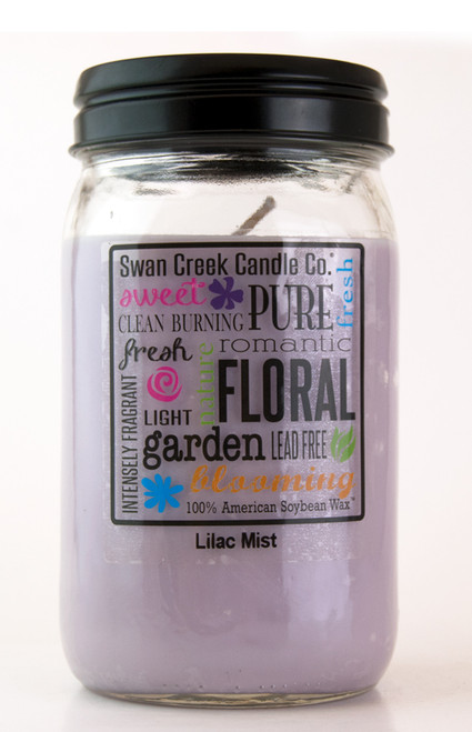 Lilac Mist 24 oz. Swan Creek Kitchen Pantry Jar Candle