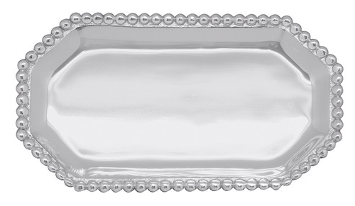 Pearled Octagonal Statement Tray by Mariposa