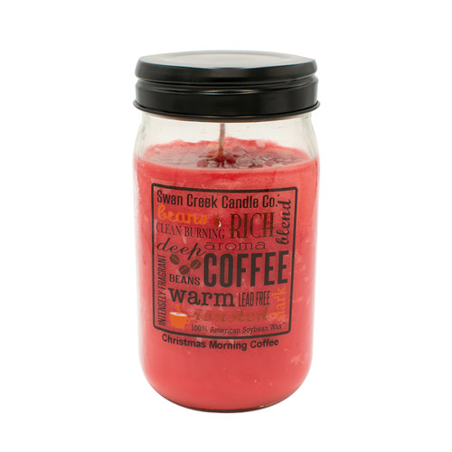 Christmas Morning Coffee 24 oz. Swan Creek Kitchen Pantry Jar Candle