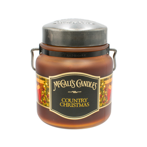 Country Christmas Amber  16 oz. McCall's Classic Jar Candle