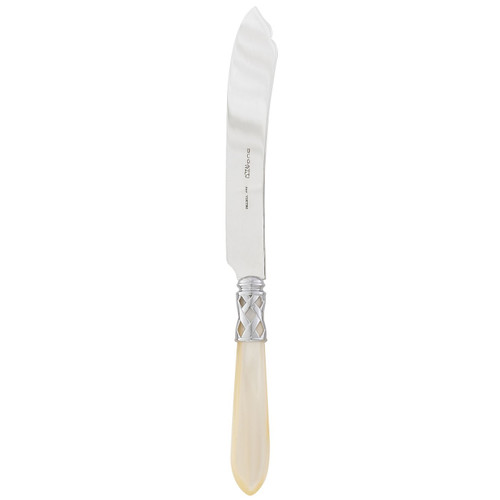 Vietri Aladdin Brilliant Ivory Cake Knife