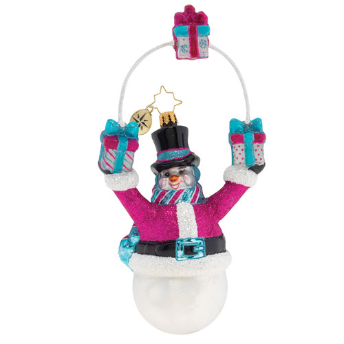 Pre-Order - Snowman Juggler Ornament by Christopher Radko