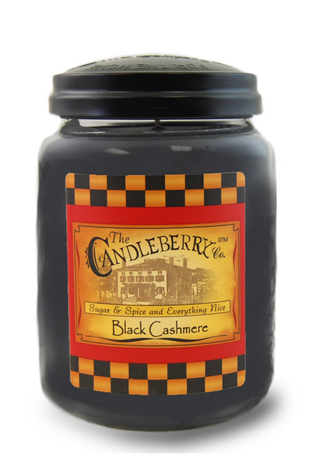 Black Cashmere 26 oz. Large Jar Candleberry Candle