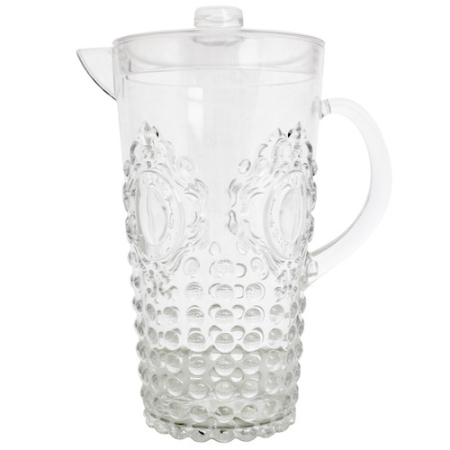 Jewel Glassware Clear Pitcher by Le Cadeaux